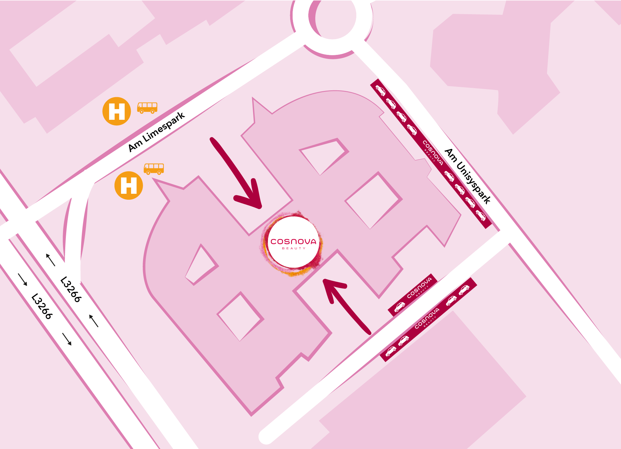 cosnova directions map
